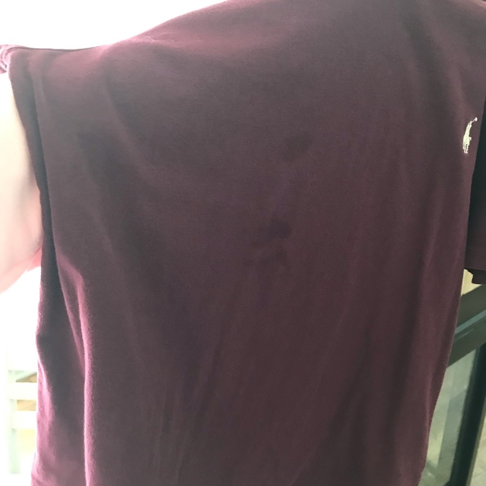 Burgundy POLO tee - Picture 4 of 6